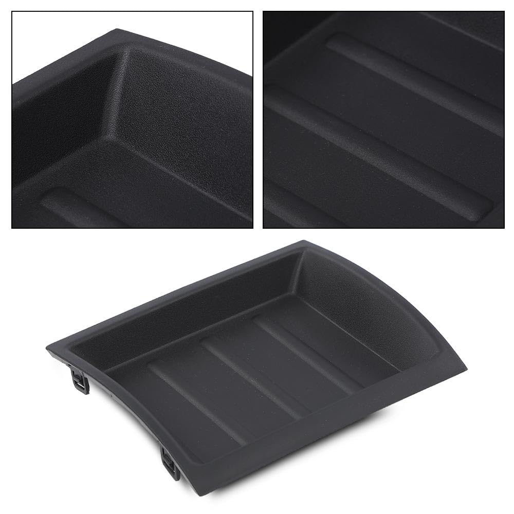 G-PLUS Upper Dash Bezel Storage Box Compatible with Nissan Xterra 2005-2013/Pathfinder 2005-2012/Frontier 2005-2017（w/o Silver Trim and 6-Cd Changer and Premium Audio）68252ZS40C Black