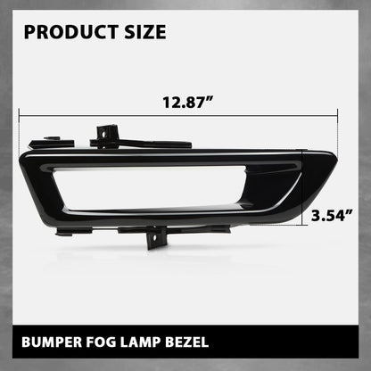 G-PLUS Front Bumper Fog Light Lamp Bezel Left +Right Compatible with Land Rover Discovery Sport 2015-2018