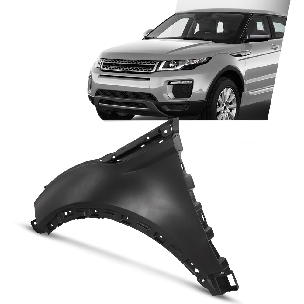 G-PLUS Front Left Fender Panel Compatible with Evoque 2012-2018 Black