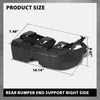 G-PLUS Bumper End Support Right Compatible with Ford Mustang 2018-2023 JR3Z17C947A, JR3Z-17C947-A Black