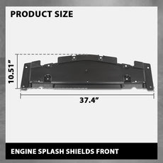 G-PLUS Engine Splash Shields for Benz GL450 GLE400 2012-2019 Front Under Cover Additional Angle