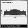 G-PLUS Engine Splash Shields Front Compatible with Benz GL-Class GL450 GLE400 4Matic Base 2012-2019 for Models Without Off Road Package 1665240130