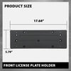 G-PLUS Front License Plate Mounting Holder Bracket Compatible with Jaguar XJ 2010-2019 C2D30836