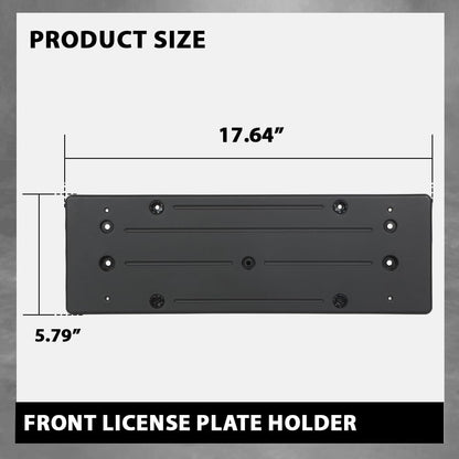 G-PLUS Front License Plate Mounting Holder Bracket Compatible with Jaguar XJ 2010-2019 C2D30836