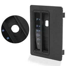 G-PLUS Shift Indicator Bezel for Jeep Wrangler TJ 1997-2006 Auto Console Black Side View