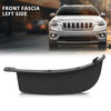 G-PLUS Front Bumper Fascia Spat Left Driver Compatible with Jeep Cherokee 2019-2022 68288015AC