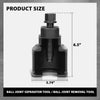 G-PLUS 39mm Ball Joint Removal Splitter Extractor Separator Puller Disassembly Tools Compatible with Scania, Benz, MAN, and Hino Professional Grade Black