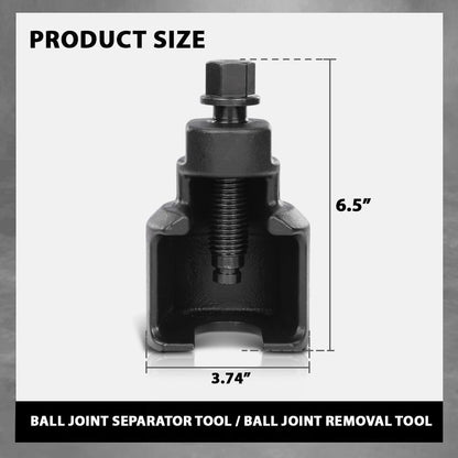 G-PLUS 39mm Ball Joint Removal Splitter Extractor Separator Puller Disassembly Tools Compatible with Scania, Benz, MAN, and Hino Professional Grade Black