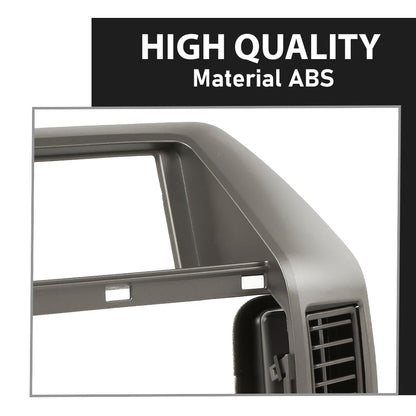 G-PLUS Front Center Dash Radio Vent Bezel Trim Compatible with Infiniti QX56 2004-2007 Grey