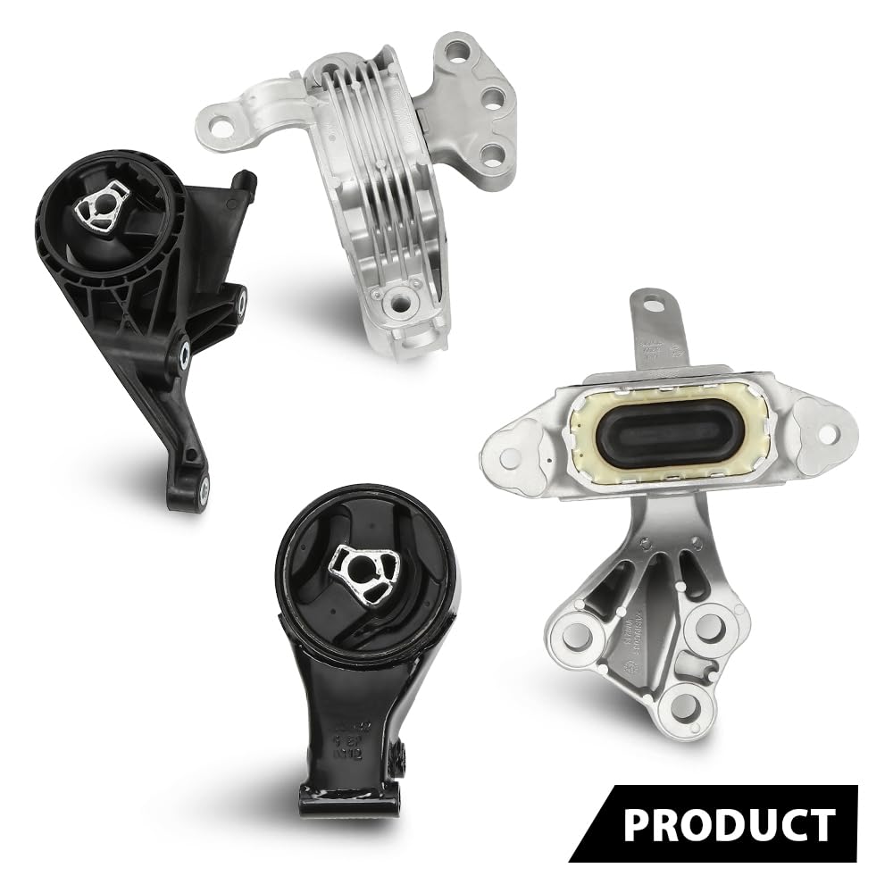 G-PLUS Engine & Trans Mount Set 4Pcs Compatible with Buick Cascada 1.6L 2016-2019 for Auto Trans,Fit Chevy Cruze 1.8L 2011-2015 for Auto Trans 3223, 3265