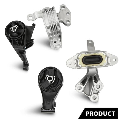 G-PLUS Engine & Trans Mount Set 4Pcs Compatible with Buick Cascada 1.6L 2016-2019 for Auto Trans,Fit Chevy Cruze 1.8L 2011-2015 for Auto Trans 3223, 3265