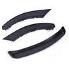 G-PLUS Front Lip Splitter Kit Compatible with 2013-14 Ford Mustang(Not Fit GT500 & Shelby), Car Carbon Lip Splitter Chin Spoiler Body Kit,Black