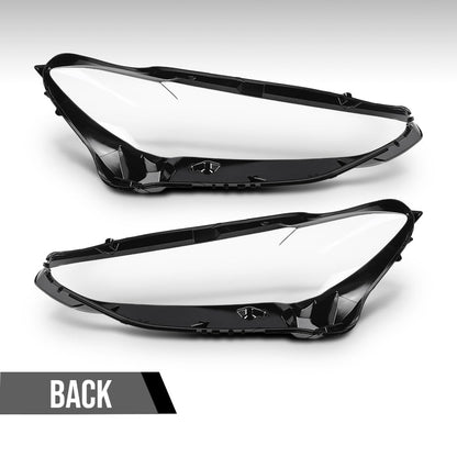 G-PLUS Headlight Lens Cover Compatible with BMW 4-Series G22 G23 G26 2020-2023 Left & Right Pair Front Headlamp Lens Cover Clear