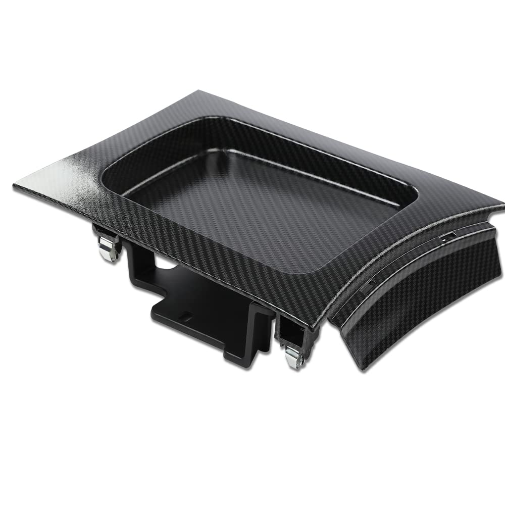 G-PLUS Shifter Console Tray Bezel Black Compatible with 2011-2017 Dodge Charger