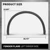 G-PLUS Front Left Fender Flare Wheel Arch Molding Trim, Compatible with Porsche Cayenne 2011-2018, Driver Side, 95855972720, 958-559-727-20, 958559727209B9