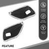 G-PLUS Front Bumper Fog Light Lamp Covers Bezel Chrome Compatible with Jeep Cherokee 2019-2020