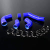 G-PLUS Silicone Intercooler Turbo Hose Kit Clamps Compatible With Toyota Supra JZA80 2JZ 1993-2002 Blue