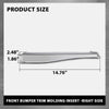 G-PLUS Front Right Bumper Trim Molding Insert Compatible with Jaguar XF 2009-2011