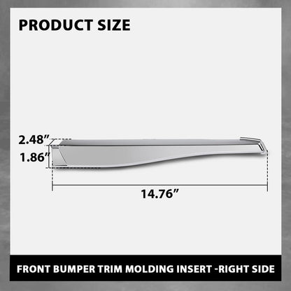 G-PLUS Front Right Bumper Trim Molding Insert Compatible with Jaguar XF 2009-2011