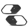G-PLUS Fog Light Cover Bezel Grille Bumper Insert Set Compatible with Ford Escape Kuga 2017-2019 GJ5Z17K946AB, GJ5Z17K946AA, FO1038164, FO1039164 Black