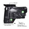 G-PLUS Pair Headlights Assembly & Tail lights Headlamps + Taillamps Compatible with 2009 2010 2011 2012 2013 2014 Ford F150 (Clear Lens Black Housing Headlights + Tail lights)