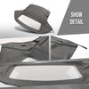 G-PLUS Convertible Soft Top Plastic Window Heated Glass Window Compatible with BMW Z3 & M Roadster Convertibles 1996-2002 Fit BMW E36 1996-2002 Black
