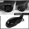 G-PLUS Power Heated Mirror w/Turn Signal Lane Assist Camera Right Passenger Side Compatible with Honda Accord Sedan 2013-2015 76200T2GA41ZC HO1321275 Glossy Black