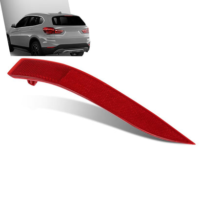 G-PLUS Rear Left Bumper Reflector, Compatible with BMW X1 sDrive28i, xDrive28i 2.0L L4 - Gas 2017-2019/ X1 xDrive28i 2.0L L4 - Gas 2016, Driver Side, 61617355547