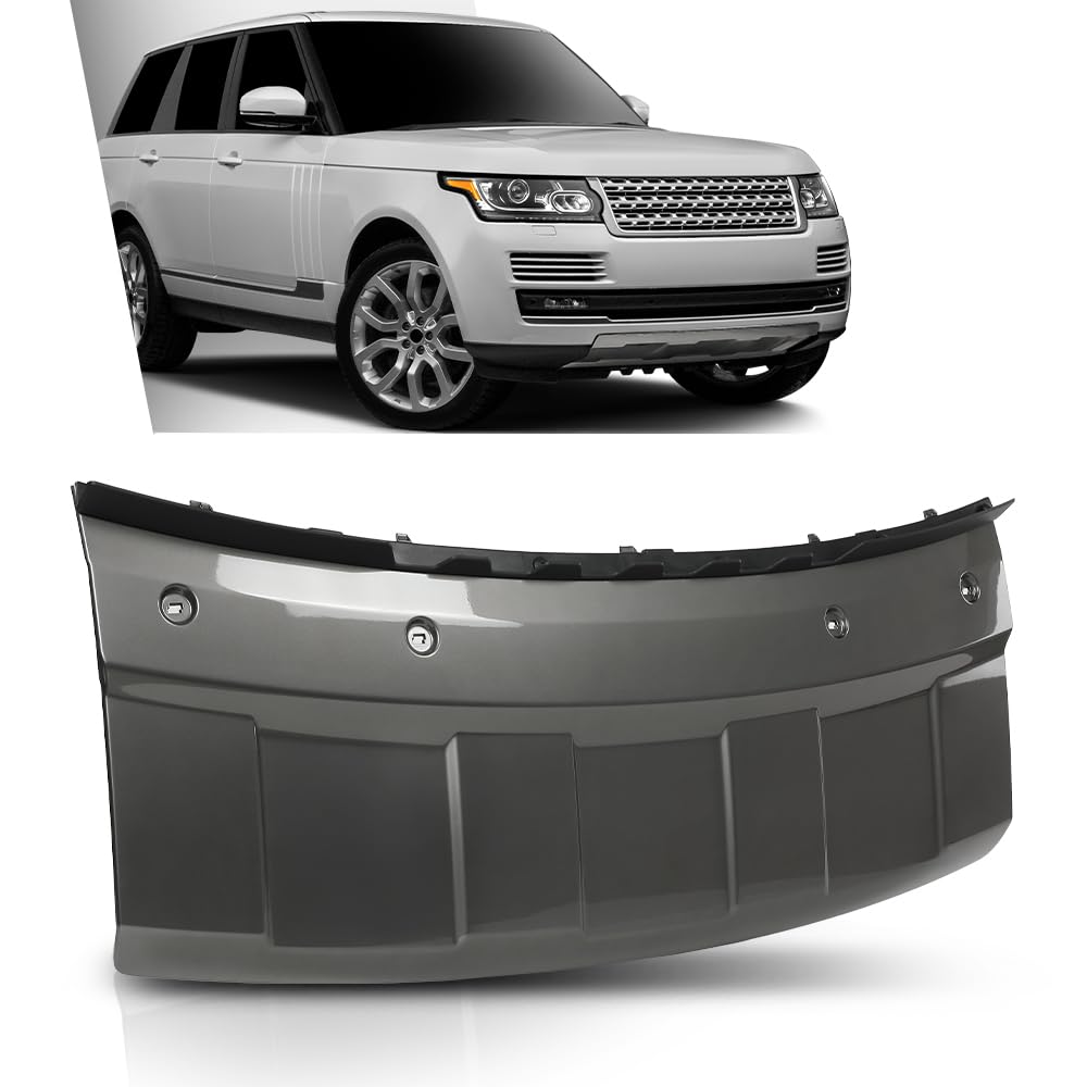 G-PLUS Front Bumper Tow Hook Cover Spoiler Skid Plate Compatible with Range Rover L405 2013-2017 Black