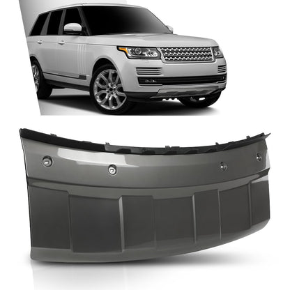 G-PLUS Black Front Bumper Tow Hook Cover Spoiler Skid Plate Compatible with Range Rover L405 2013-2017