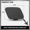 G-PLUS Right Front Tow Hook Hole Cover Cap, Compatible with Audi Q7 2017 2018 2019, Passenger Side, 4M0807241B4W3