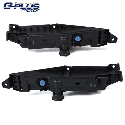 G-PLUS Fog Driving Light Lamp LED DRL Compatible With 2017-2018 Honda CRV CR-V,Front Bumper Fog Lamp Assembly Super Bright LED W/Bezel + Wiring Kit Left & Right Side
