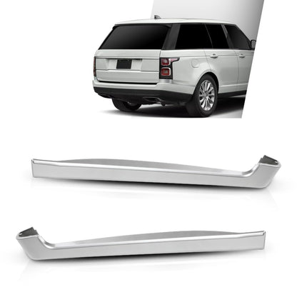 G-PLUS Rear Bumper Side Cladding Silver Trim Left & Right Compatible with Range Rover 2013-2022