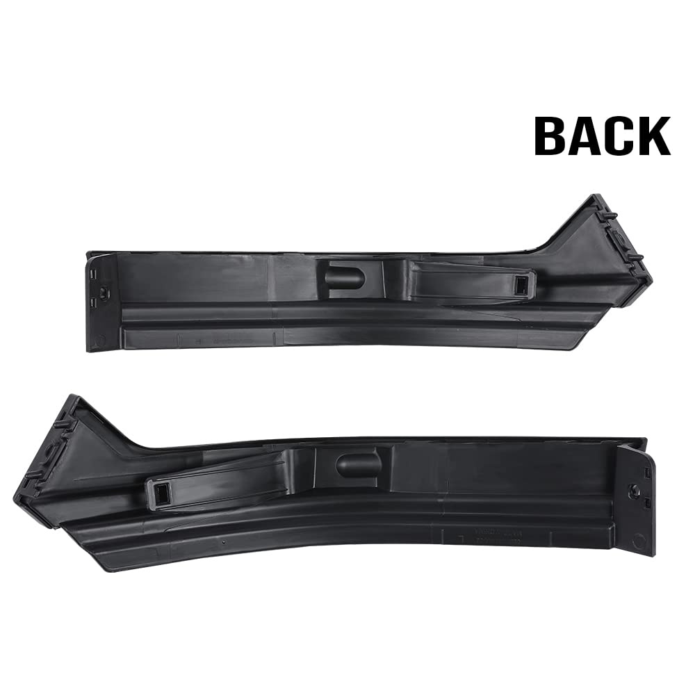 G-PLUS Front Bumper Headlight Filler Molding Trim Compatible with 2010-2018 Ram 2500 3500 Driver and Passenger Side 55372919AD