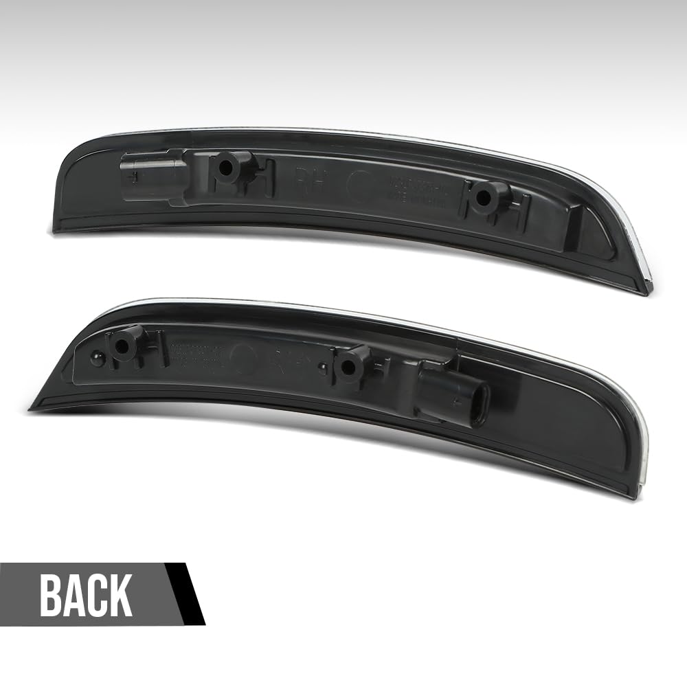 G-PLUS Side Marker Light Lamp Set Front & Rear Fender Side Compatible with Dodge Charger 2015-2022 68214405AA 68214404AA 68214127AA 68214126AA