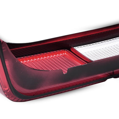 G-PLUS Taillight Taillamp Lens Red Left & Right Pair Set Compatible with Ford Mustang 1987-1993 E7ZZ13405A, E7ZZ13404A, FO2800168, FO2801168