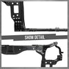 G-PLUS Radiator Support Assembly Compatible with Kia Optima 2014-2015 641014C500, KI1225165 Black