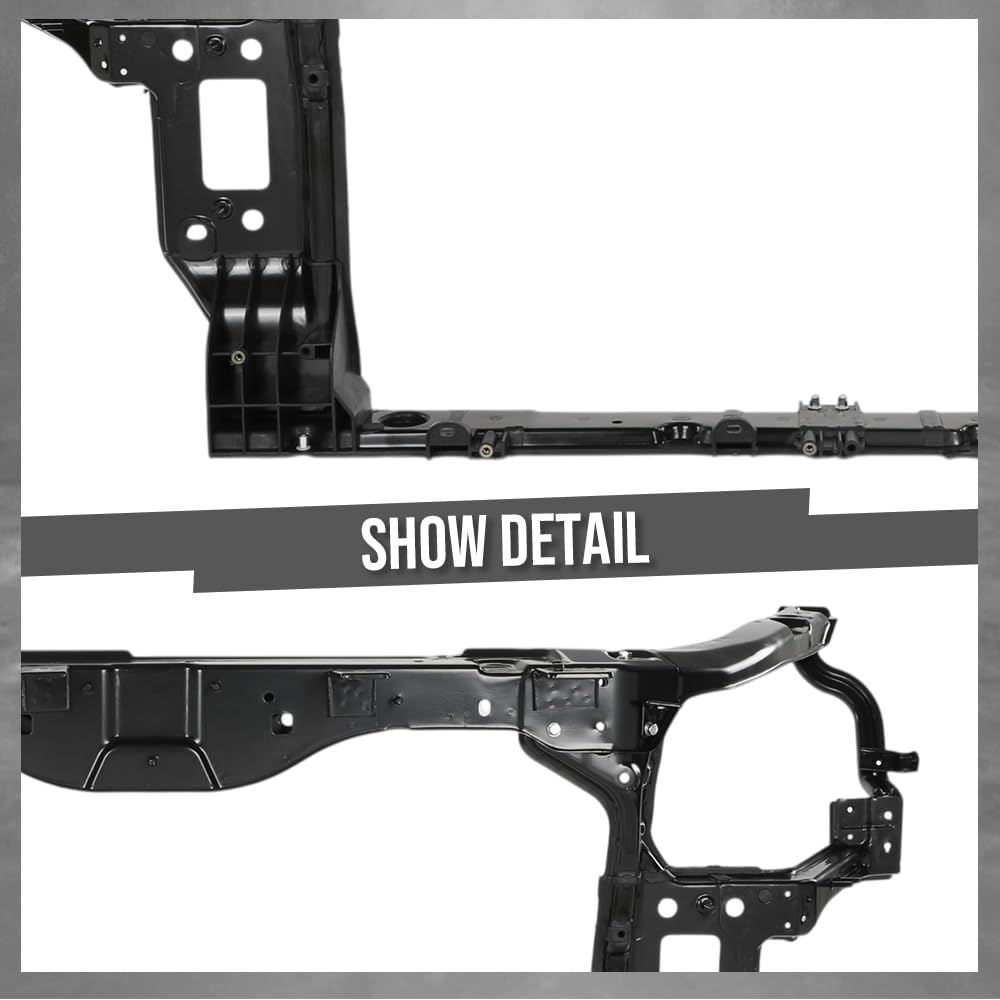 G-PLUS Radiator Support Assembly Compatible with Kia Optima 2014-2015 641014C500, KI1225165 Black