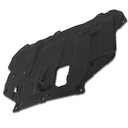 G-PLUS Engine Splash Shield Under Cover Compatible with Ford Focus 2012-2018 Fit Ford C-Max 2013-2018 Fit Ford Transit Connect 2014-2017 Black Engine Splash Guard