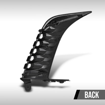G-PLUS Front Left Bumper Side Trim Molding w/o Sensor Hole Compatible with Toyota Camry SE 2025 TO1038285, 52713AQ020 Glossy Black