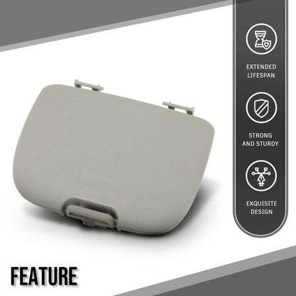 G-PLUS Overhead Console Lid Compatible with Ford F250 F350 F450 F550 Super Duty 2002-2004 Fit Models Without Sun/Moon Roof 2C3Z7811586CAB Gray
