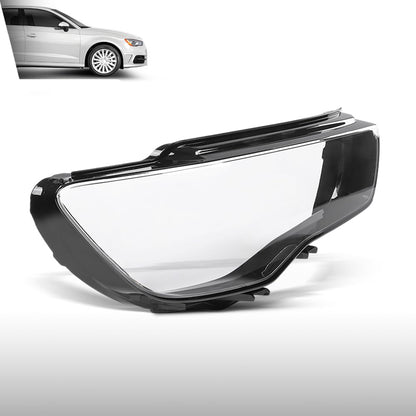 G-PLUS Headlight Lens Cover Compatible with Audi A3 2013-2016 8V0941004 Right Side Front Headlamp Lens Cover Clear