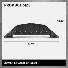 G-PLUS Lower Engine Splash Shield Deflector Compatible with Lincoln MKC 2015-2017 EJ7Z8310A Side View