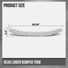 G-PLUS Rear Lower LH or RH Bumper Molding Trim Compatible with Benz CLA250 2014-2016 1178850023, MB1144139 Silver