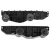 G-PLUS Front Left & Right Side 1pair Bumper Brackets Compatible with Nissan Sentra Sedan 2013-2015 NI1033107 NI1032107