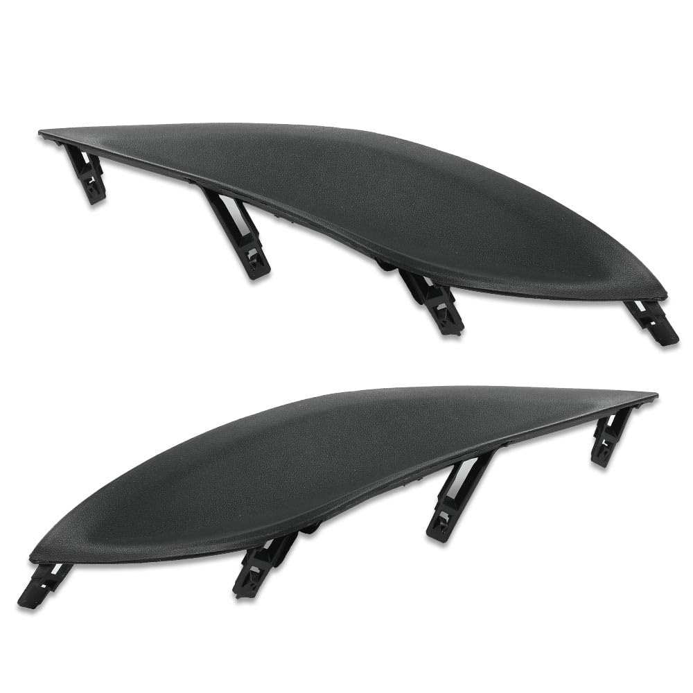 G-PLUS Front Bumper Fog Lamp Bezel Covers LH&RH Compatible with Nissan Versa 4-Door Sedan 2015-2019 NI1039133 NI1038133 622566W80A 622576W80B