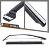 G-PLUS in-Channel Side Window Vent Visor Deflectors Rain Guards Compatible with GMC Sierra 1500 Crew Cab 2019-2026 Impact-Resistant PC 4 PCS Smoky