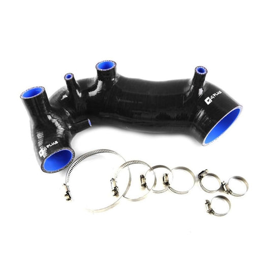 G-PLUS Turbo Silicone Induction Air Intake Inlet Hose Kit Clamps Compatible with Audi A4 Passat B6 1.8T, Black