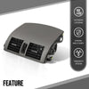 G-PLUS Dash Center A/C Air Vent Upper Bezel Trim, Compatible with Toyota Corolla 2008-2013 Replace 55670-02160, 55663-02060, 55435-02220, 55436-02180 Dashboard AC Air Vent Panel Trim Outlet