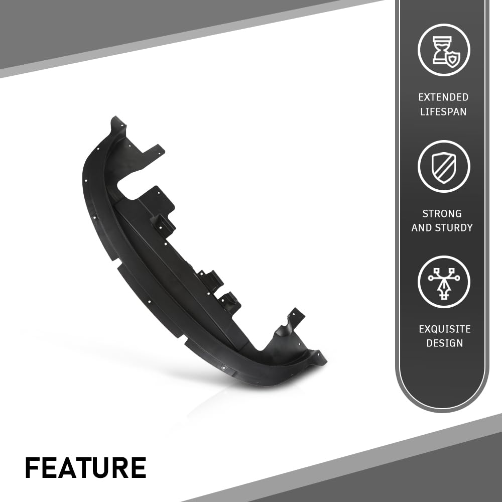 G-PLUS Front Air Dam Deflector Lower Valance Apron Fit for Models with Fascia,Compatible with Dodge Journey AVP Canada Value Package Crew Crossroad GT Limited R/T SE 2011-2020 68087244AA, CH1228122